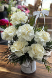 Rose Arrangement White